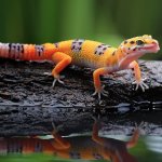 Leopard Gecko Drinking Water